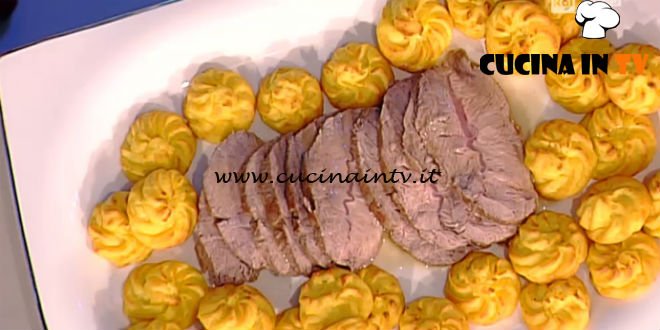 La Prova del Cuoco - Pommes duchesse con rollè di vitello ricetta Anna Moroni