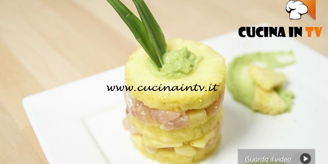 Masterchef 5 - ricetta Tartare di pesce spada e ananas con gazpacho verde di Erica