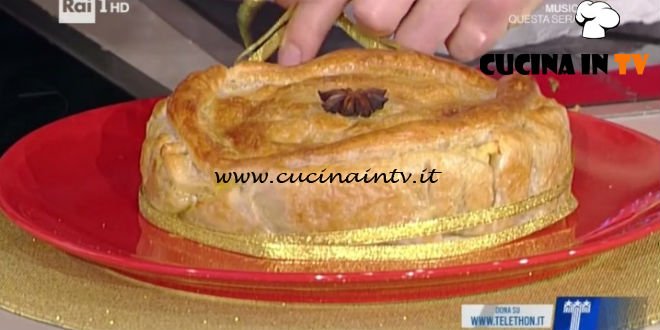 La Prova del Cuoco - Baccalà mantecato in crosta di sfoglia ricetta Roberto Valbuzzi
