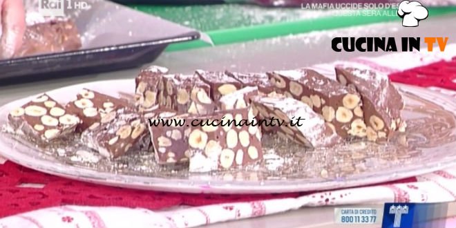 La Prova del Cuoco - Torrone morbido al cioccolato ricetta Daniele Persegani