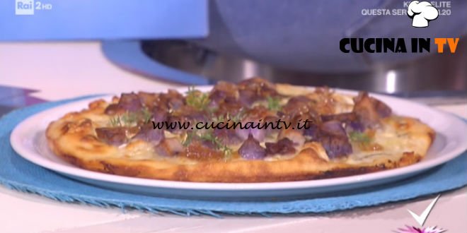 Detto Fatto - Pizza con patate viola gorgonzola e scalogno ricetta Gianfranco Iervolino