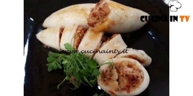 Cotto e mangiato - Calamaro ripieno di cous cous ricetta Tessa Gelisio