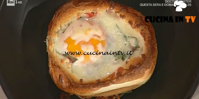 La Prova del Cuoco - Cocotte di pane uova e pancetta ricetta Andrea Mainardi