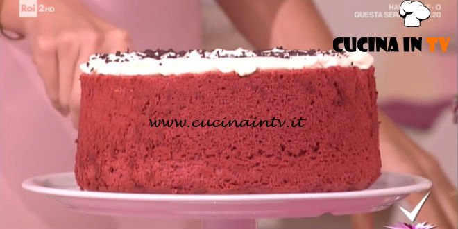 Detto Fatto - Red velvet chiffon cake ricetta Francesco Saccomandi