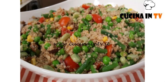 Cotto e mangiato - Insalata di quinoa con verdure ricetta Tessa Gelisio