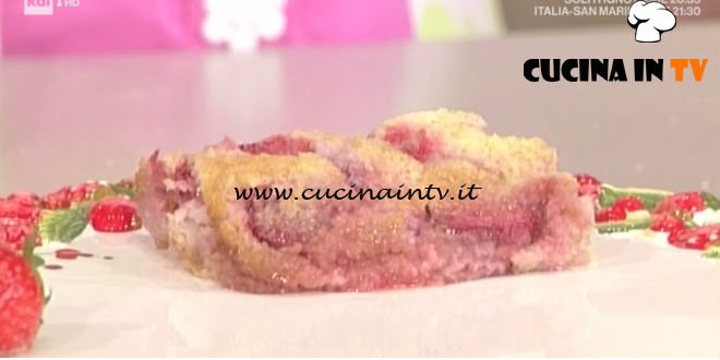 La Prova del Cuoco - Clafoutis di fragole cocco e lime ricetta Anna Moroni