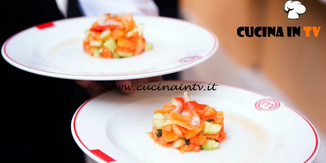 Masterchef Italia 6 - ricetta Insalata di frutta con frutti di mare di Michele Pirozzi
