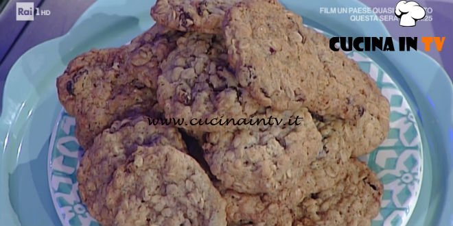 La Prova del Cuoco - Biscotti con fiocchi di avena ricetta Anna Moroni