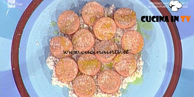 La Prova del Cuoco - Gnocchi di semolino rosa con salsa di noci ricetta Marco Bianchi
