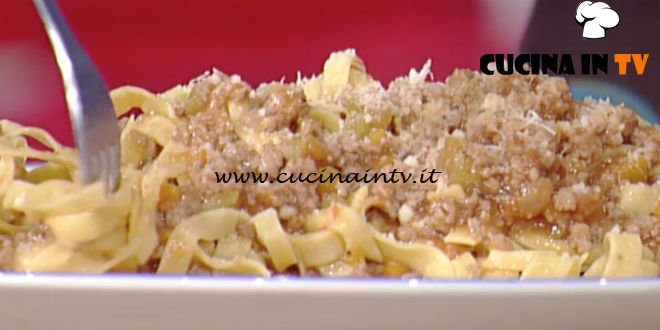 La Prova del Cuoco - Tagliatelle con ragù alla bolognese ricetta Riccardo Facchini