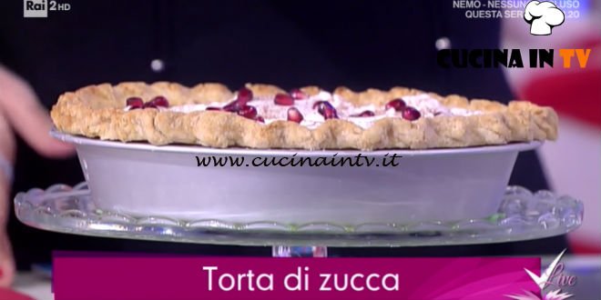 Detto Fatto - Torta di zucca ricetta Francesco Saccomandi
