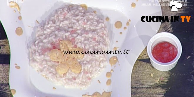 Perle di risaia allo spumante con bollicine a parte ricetta Barzetti La Prova del Cuoco