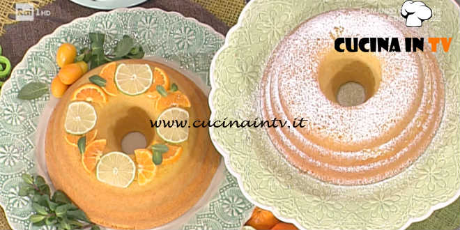 La Prova del Cuoco - Ciambellone agli agrumi con i kumquat caramellati ricetta Natalia Cattelani