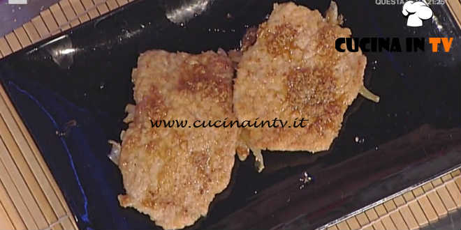 La Prova del Cuoco - Milanesine allo zenzero con finocchi all'orientale ricetta Antonella Clerici