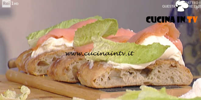 Prova Del Cuoco Focaccia Di Mais Con Mascarpone E Salmone Affumicato Ricetta Bonci