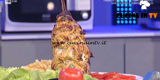 La Prova del Cuoco - Kebab di pollo ricetta Andrea Mainardi