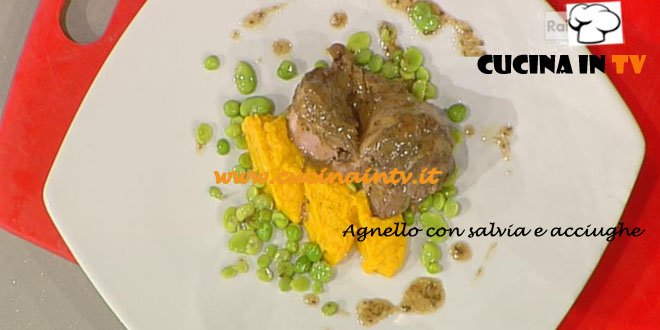 Ricetta Agnello con salvia e acciughe di Andrea Ribaldone da La Prova del cuoco