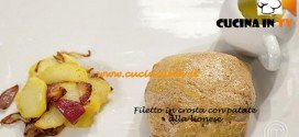 Filetto in crosta con patate alla lionese ricetta Salvatore da MasterChef su Sky