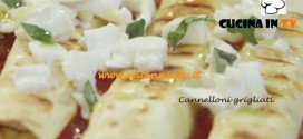 Ricetta Cannelloni Grigliati alle Melanzane di Benedetta Parodi da Molto Bene su Real Time