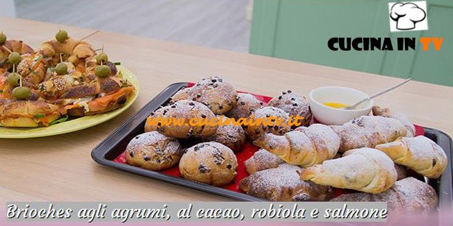 Bake Off Italia: ricetta Brioches agli agrumi cacao robiola e salmone di Stefano
