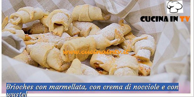 Bake Off Italia: ricetta Brioches con marmellata crema di nocciole e wustel di Riccardo