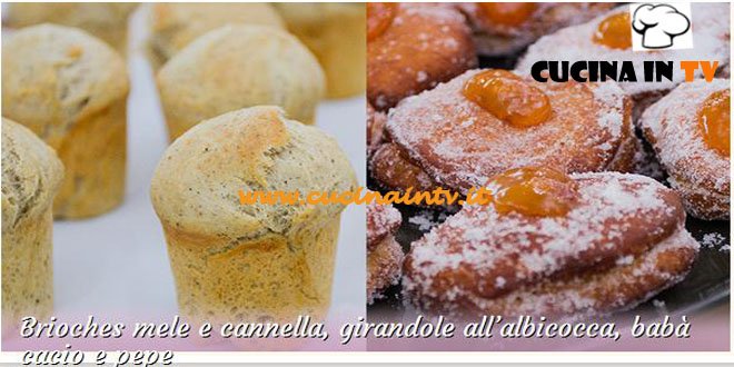 Bake Off Italia: ricetta Brioches mele cannella e girandole all’albicocca babà cacio e pepe di Giacomo