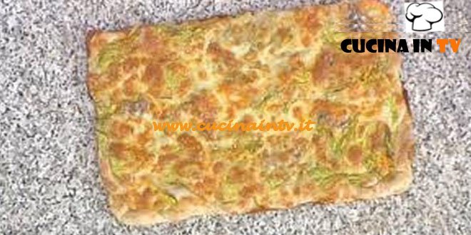 La Prova del Cuoco - Pizza fiori di zucca e alici ricetta Bonci