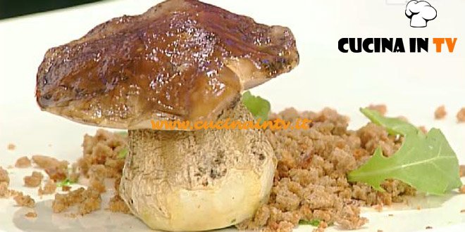 La Prova del Cuoco - Porcini ripieni con verdure e pollo ricetta Ribaldone