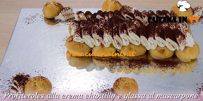 Bake Off Italia: ricetta Profiteroles alla crema chantilly e glassa al mascarpone di Erika