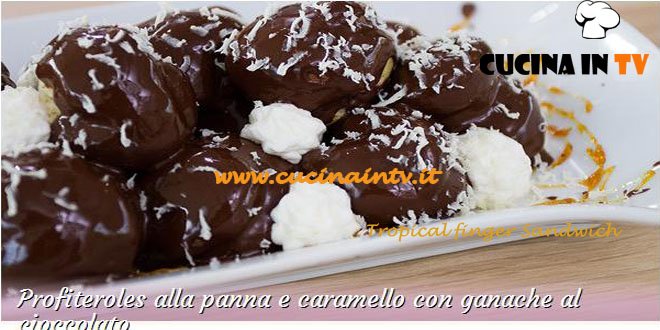 Bake Off Italia: ricetta Profiteroles alla panna e caramello con ganache al cioccolato di Antonio