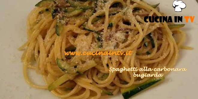 Cotto e Mangiato - Spaghetti alla carbonara bugiarda ricetta Tessa Gelisio