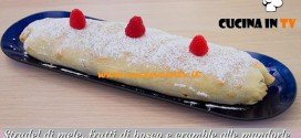 Bake Off Italia: ricetta Strudel di mele frutti di bosco e crumble alle mandorle di Roberta