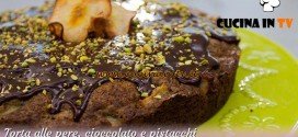 Bake Off Italia 2: ricetta Torta alle pere cioccolato e pistacchi di Stephanie