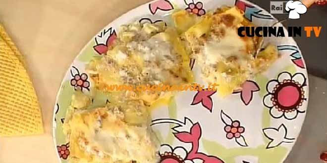 La Prova del Cuoco - Lasagne con ragù bianco di maiale e formaggio ricetta Spisni