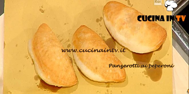 La Prova del Cuoco - Panzerotti ai peperoni ricetta Moroni