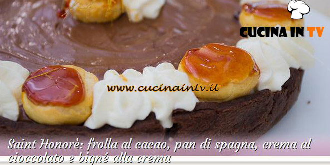 Bake Off Italia 2: ricetta Saint Honorè con frolla al cacao e crema al cioccolato di Erika