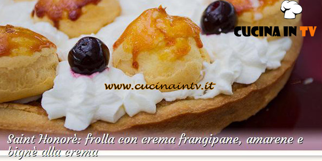 Bake Off Italia 2: ricetta Saint Honorè con crema frangipane e bignè alla crema di Claudio