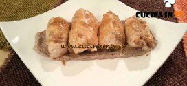 Cotto e Mangiato - Involtini di pollo crema funghi e radicchio ricetta Tessa Gelisio