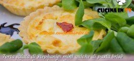 Bake Off Italia 2 - ricetta Mini quiche di pasta brisè con ripieno di speck e fontina di Stephanie