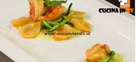 Masterchef 4 - ricetta Gnocchetti al limone con zucchine menta e gamberi di Alessandro