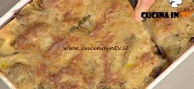 La Prova del Cuoco - Lasagne con carciofi fagiolini e funghi ricetta Bianchi