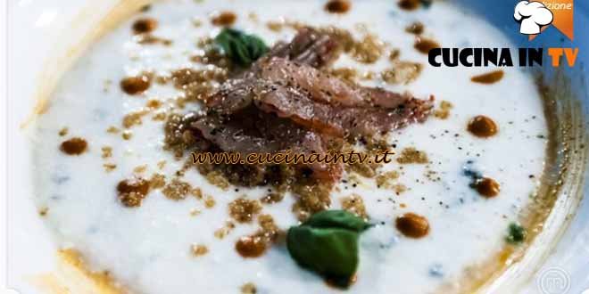 Masterchef 4 - ricetta Mozzarella di bufala e gamberi marinati di Maria