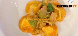 La Prova del Cuoco - ricetta Cappelletti alla ricotta con cavolo romanesco pomodoro e limone