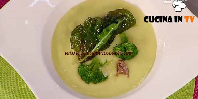 La Prova del Cuoco - ricetta Vellutata con gambi di broccoli limone e alici