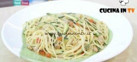 Molto Bene - ricetta Spaghetti vongole zucchine e pomodorini di Benedetta Parodi