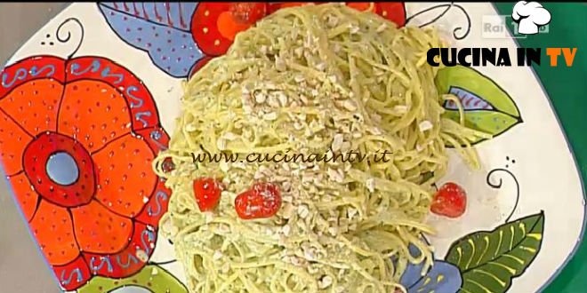 La Prova del Cuoco - Tagliolini con pesto di rucola e anacardi ricetta Barzetti