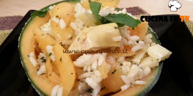 Cotto e mangiato - Insalata di riso e melone ricetta Tessa Gelisio