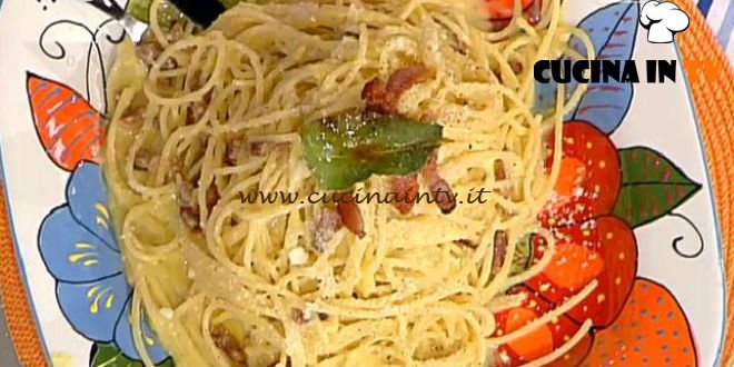 La Prova del Cuoco - Spaghetti alla carbonara ricetta Loi