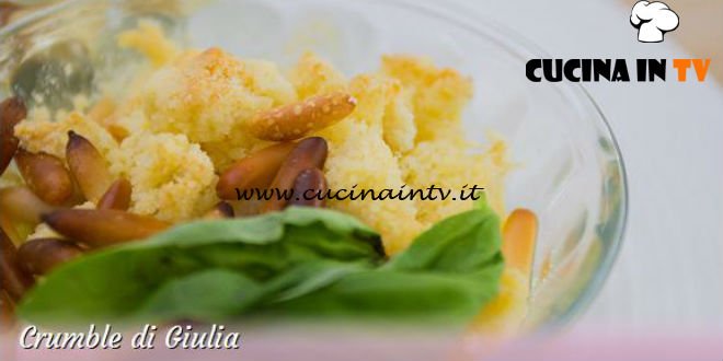 Bake Off Italia 3 - ricetta Crumble dolce di Giulia