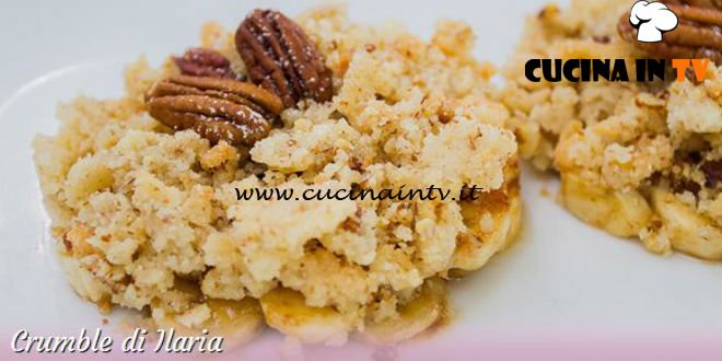 Bake Off Italia 3 - ricetta Crumble di banane di Ilaria